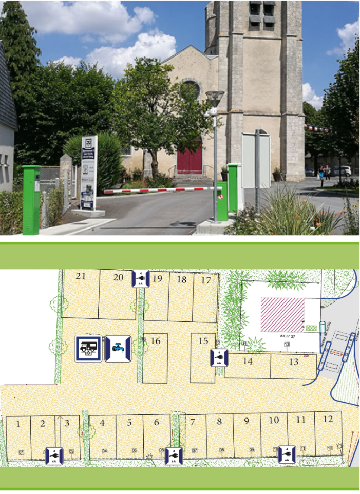 Camping car park image site internet